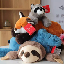 Load image into Gallery viewer, Super Soft and Cute Crocodile/ Fox/ Sloth/ Raccoon Plushie 45/60/75CM