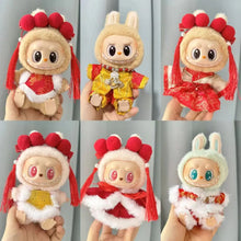 Load image into Gallery viewer, Cute Chinese New Year Labubu Outfits for 17cm Labubu Plushie | 7 OOTD