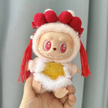 Load image into Gallery viewer, Cute Chinese New Year Labubu Outfits for 17cm Labubu Plushie | 7 OOTD