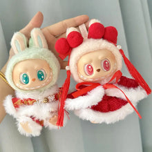 Load image into Gallery viewer, Cute Chinese New Year Labubu Outfits for 17cm Labubu Plushie | 7 OOTD