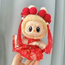 Load image into Gallery viewer, Cute Chinese New Year Labubu Outfits for 17cm Labubu Plushie | 7 OOTD