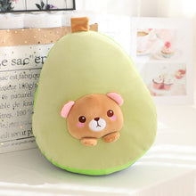 Load image into Gallery viewer, bear in avocado plushie