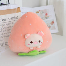 Load image into Gallery viewer, pig in strawberry plushie