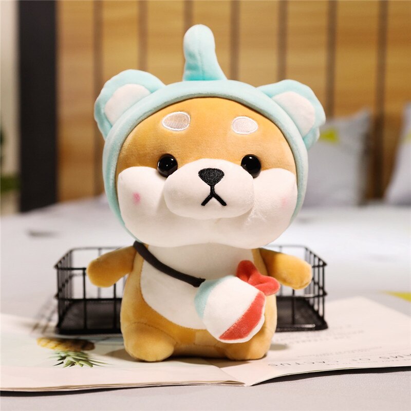 Dressed Up Shiba Plushie 28/38/48cm - with Pikachu Outfit! – Cute