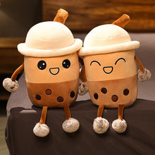 Load image into Gallery viewer, cute cartoon boba bubble tea plush