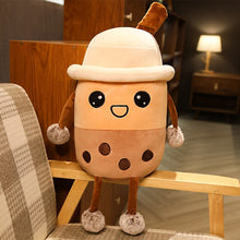Load image into Gallery viewer, smiley cute bubble milk tea plushie