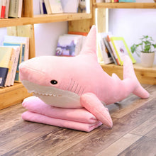 Load image into Gallery viewer, Cute and Huge Shark Plushie 60/80/100/140cm