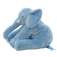 Load image into Gallery viewer, cute elephant plush in blue