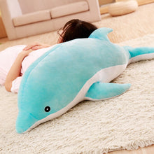 Load image into Gallery viewer, giant blue dolphin plushie