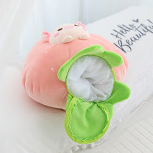 Load image into Gallery viewer, pig in strawberry plushie
