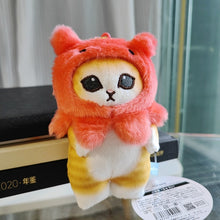 Load image into Gallery viewer, Jawsome Cuddles: The Cute Ginger Cat in Shark Costume Plushie 13CM