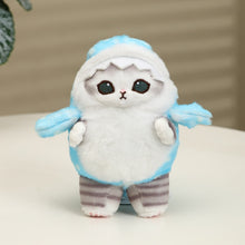 Load image into Gallery viewer, Jawsome Cuddles: The Cute Ginger Cat in Shark Costume Plushie 13CM