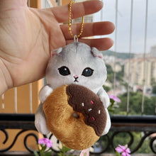 Load image into Gallery viewer, Jawsome Cuddles: The Cute Ginger Cat in Shark Costume Plushie 13CM