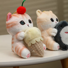 Load image into Gallery viewer, Jawsome Cuddles: The Cute Ginger Cat in Shark Costume Plushie 13CM