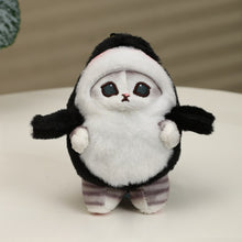 Load image into Gallery viewer, Jawsome Cuddles: The Cute Ginger Cat in Shark Costume Plushie 13CM