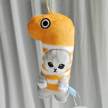 Load image into Gallery viewer, Jawsome Cuddles: The Cute Ginger Cat in Shark Costume Plushie 13CM