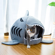 Load image into Gallery viewer, Cute Dual-Purpose Small Dogs/ Cats Shark Bed