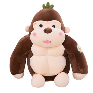 Cute Gorilla Plushie with 6-Pack Abs