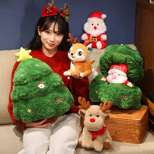 Cute Christmas Tree | Santa Claus Plushie