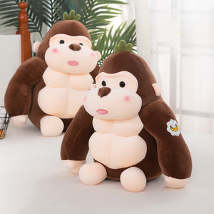 Cute Gorilla Plushie with 6-Pack Abs