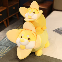 Load image into Gallery viewer, Cute Peeling Banana Yellow Dog Plushie