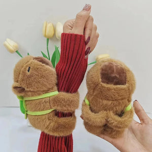 cute portable capybara plushie for kids