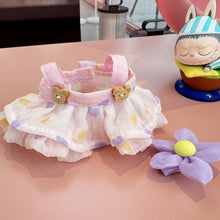 Load image into Gallery viewer, Cute Labubu Dress for 17cm Labubu Plushie | Blooming Bunny Collection