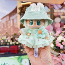 Load image into Gallery viewer, Cute Labubu Dress for 17cm Labubu Plushie | Blooming Bunny Collection