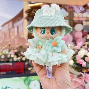 Cute Labubu Dress for 17cm Labubu Plushie | Blooming Bunny Collection