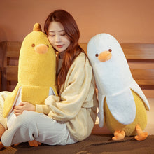 Load image into Gallery viewer, come get this cute banana duck plushie. It&#39;s a must-have for cute plushie lovers.