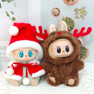 Cute Creative Labubu Outfits for 17cm Labubu Plushie | Christmas Edition