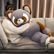 Load image into Gallery viewer, let me hide behind this cute soft raccoon plushie after socialising for the entire day