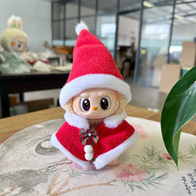 Load image into Gallery viewer, Cute Creative Labubu Outfits for 17cm Labubu Plushie | Christmas Edition