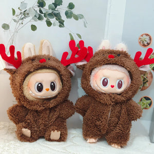 Cute Creative Labubu Outfits for 17cm Labubu Plushie | Christmas Edition