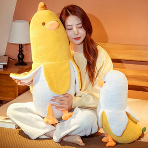 cute duck banana plushie to your home decor