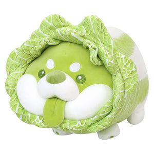 cute dog plushie for veggie lovers to be purchase on Black Friday Plushie Sales