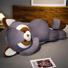 Load image into Gallery viewer, would you get a grey-brownish cute raccoon plushie or the yellow one?