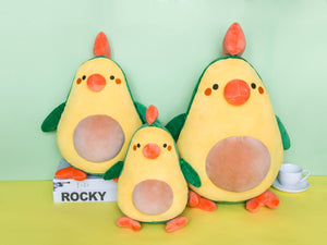 Cute Avocado Chicken Plushie