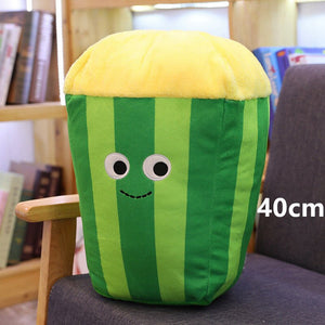 green popcorn plushie