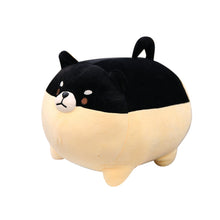 Load image into Gallery viewer, black angry shiba inu plushie