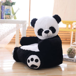 cute panda plushie cushion
