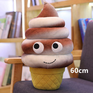 chocolate ice-cream plushie