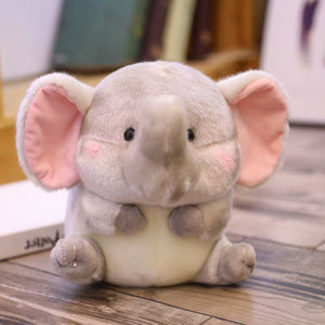 cute round and fat elephant plushie