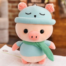 Load image into Gallery viewer, blue pig cute plushie
