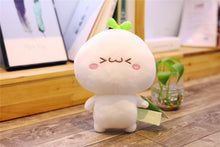 Load image into Gallery viewer, cute plushie with laughing face and small eyes