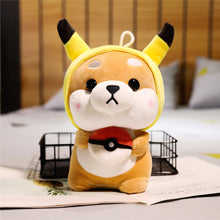 Load image into Gallery viewer, stuffed animals dressed up adorable cute outfit plush toys for kids valentine present bunny piggy pikachu strawberry elephant Pokemon lovers
