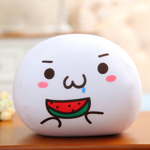 cute cheeky dumpling plush with watermelon