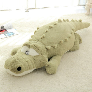green crocodile plushie
