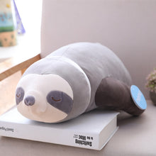 Load image into Gallery viewer, cute grey sloth plushie