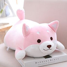 Load image into Gallery viewer, fat squishy pink open eyes shiba inu plushie